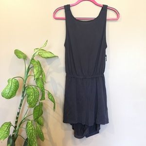 Charcoal soft urban outfitters romper